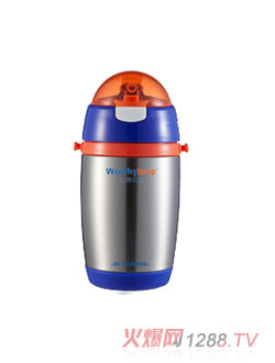 Worthylove沃德拉夫yingye無手柄不銹鋼水壺藍色