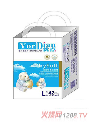 優(yōu)點yinge紙尿片L碼42片