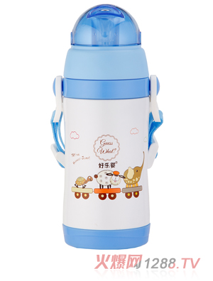 好樂嬰背帶水杯藍(lán)色