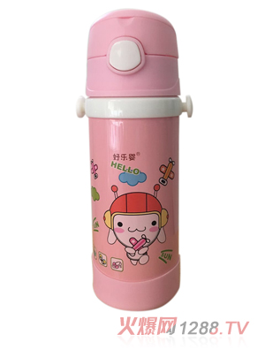 好樂嬰無(wú)柄水杯粉紅色