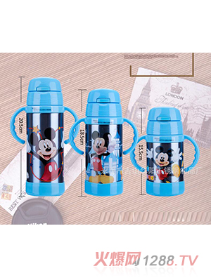 創(chuàng)意兒童水壺 不銹鋼吸管壺 兒童保溫杯