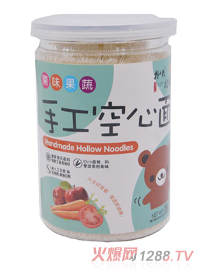 捌月拾伍開(kāi)味果蔬空心面150g