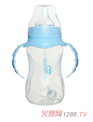 sweetbabyyingyePP奶瓶寬口徑260ml藍色