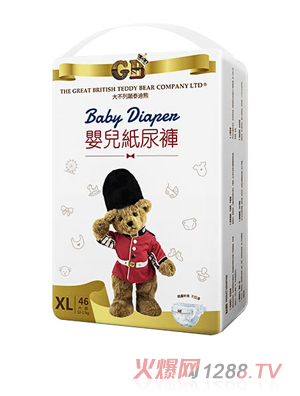 大不列顛泰迪熊大環(huán)腰紙尿褲（袋裝XL碼）