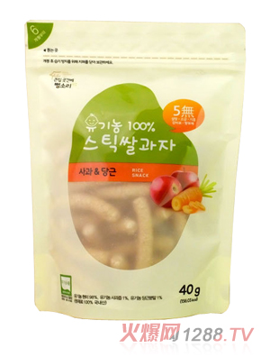 韓國(guó)每日yingye米餅-大米+蘋(píng)果+胡蘿卜