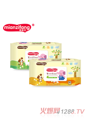 棉姿坊動(dòng)物世界yinge手口柔濕巾