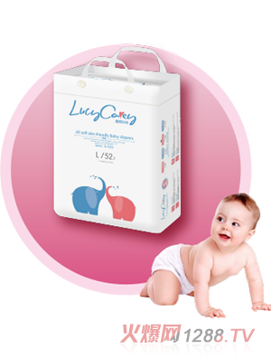 露茜凱瑞臻柔親膚yinge紙尿褲L碼52片