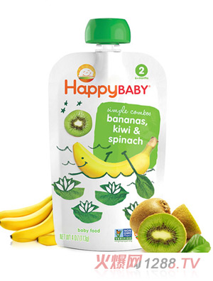 禧貝獼猴桃香蕉菠菜泥
