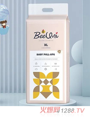 BeeUni必優(yōu)妮yinge拉拉褲 分層芯體設(shè)計(jì)立體護(hù)圍彈性腰圍尺碼齊全