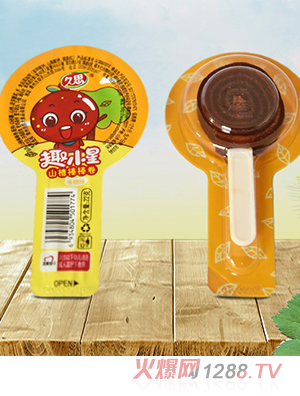 久思趣小星香橙山楂卷22g