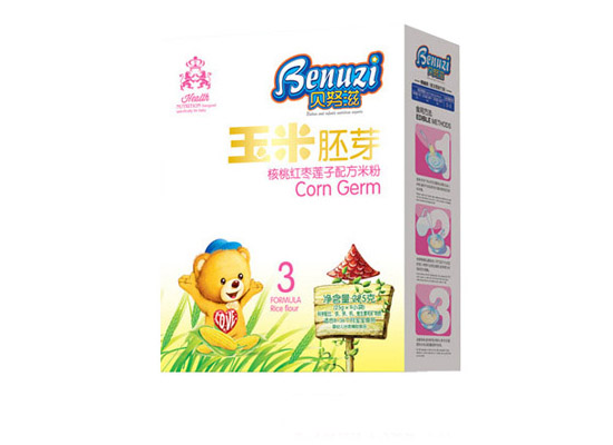 貝努滋核桃紅棗蓮子玉米胚芽盒裝