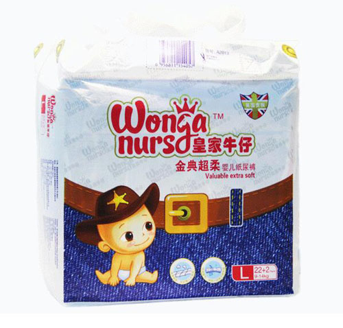 皇家牛仔小包尿褲L碼24片