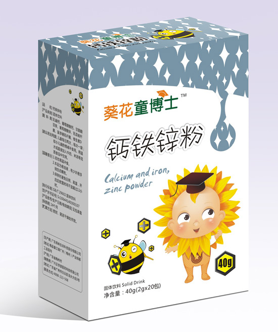 葵花童博士鈣鐵鋅粉