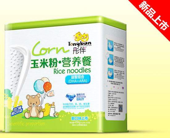 彤伴益智組合玉米粉營養(yǎng)餐鐵聽