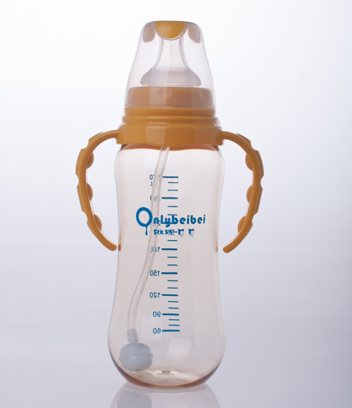 唯昵貝貝標(biāo)口PPSU奶瓶270ml棕色