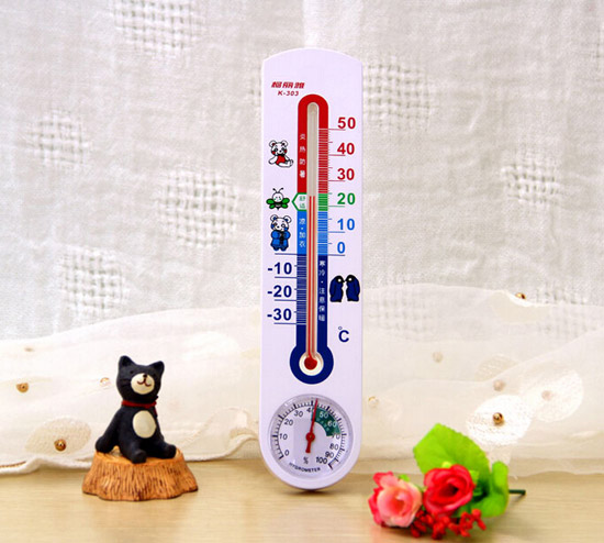 柯麗雅兩用室內(nèi)溫水銀濕度計