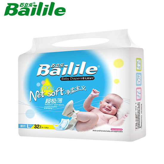 百立樂凈柔主義超極薄紙尿片L碼32片