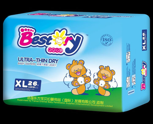 貝貝心語超薄干爽嬰兒紙尿片XL碼