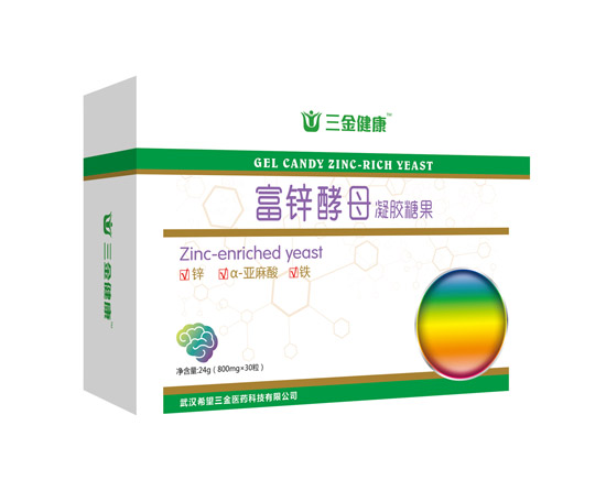 三金健康富鋅酵母凝膠糖果