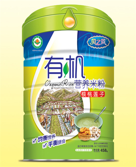 貝之籃核桃蓮子-營(yíng)養(yǎng)有機(jī)米粉